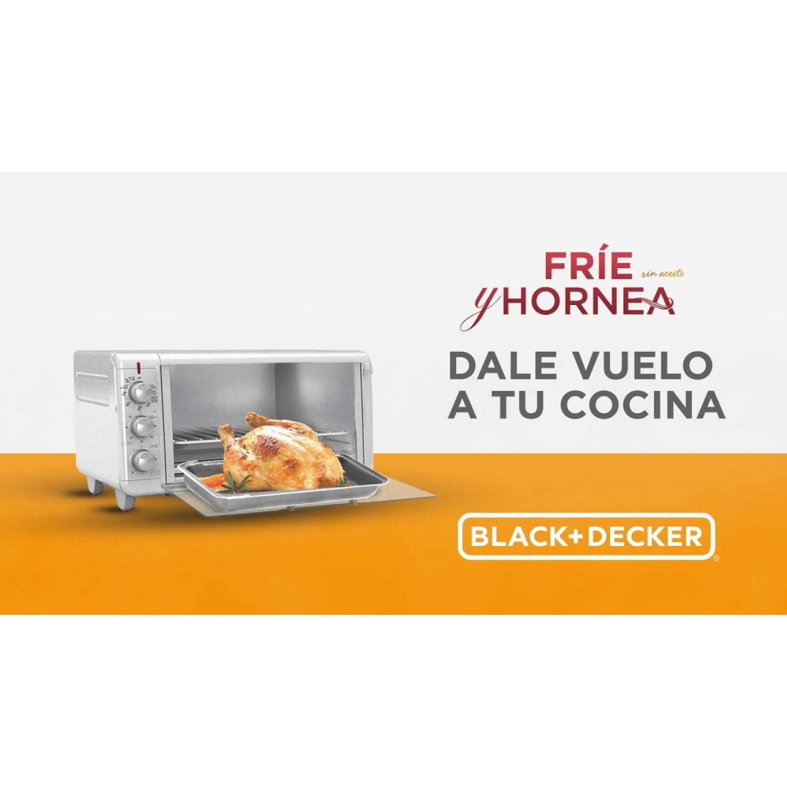 Horno black and decker to3265 frie y hornea extra ancho - Sears