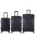 Set de 3 maletas de 20", 24" y 28" Mod Londres   Negro 