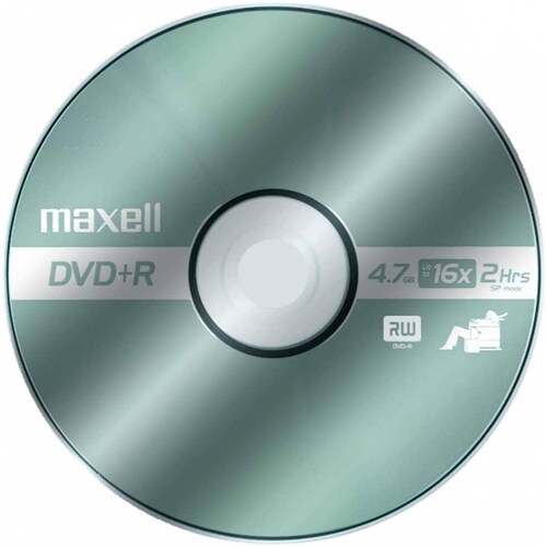 DVD+R EN ESTUCHE 120 MIN 4.7 GB 16X GRABABLE 