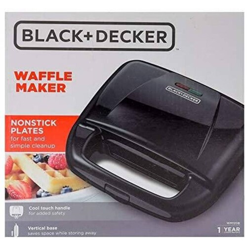 Waflera Electrica Para 2 Wafles Cuadrados Black & Decker