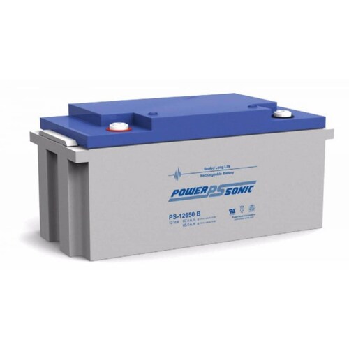 BATERIA POWER SONIC PLOMO ACIDO AGM PS12650 TIPO B 12V 65AH 