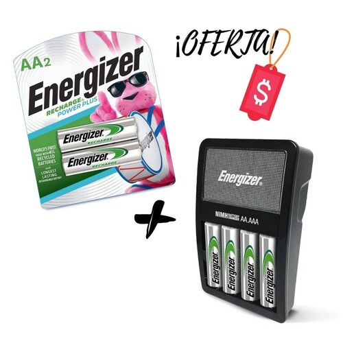 Kit Bateria Recargable Energizer con cargador y estuche de viaje :  .com.mx: Electrónicos