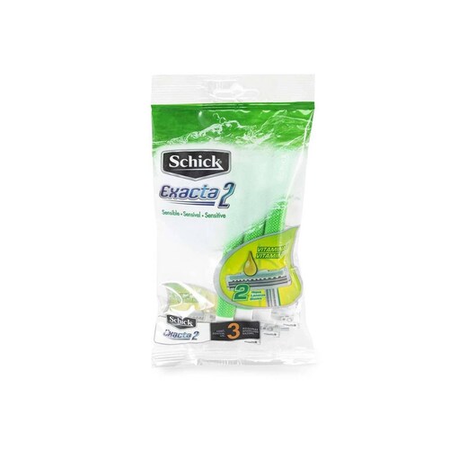 Marca Ricca Rastrillo Rastrillo Schick Exacta2 Paquete Con 3 Piezas Calidad