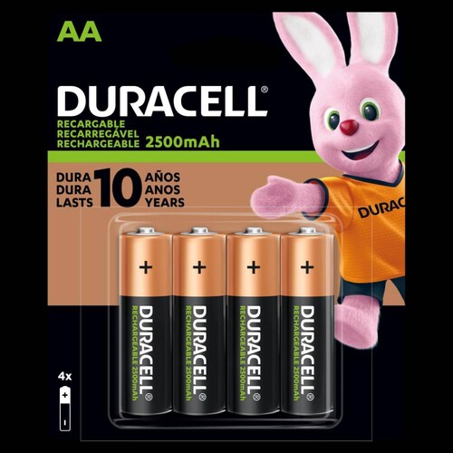Cargador Duracell Con 8 Pilas Recargable AA 