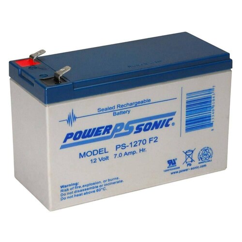 Batería De Reemplazo Power-Sonic Ps-1270 F1 12v 7ah 