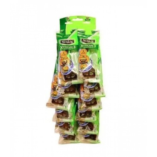 Rastrillo Desechable Schick X-treme3 Tira Con 14 