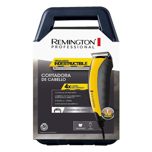 Maquina Cortar Cabello Pelo Remington 15 Pzs Indestructible Hc5850 
