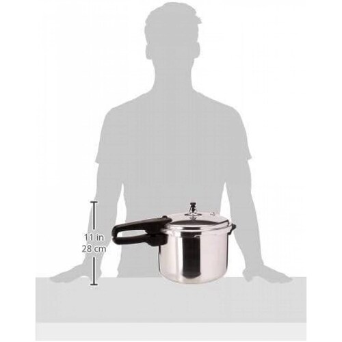 OLLA DE PRESION TFAL 92180PC 8 LTS ACERO INOX 