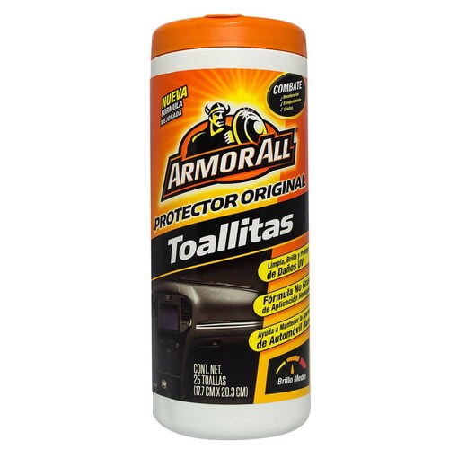Toallitas Limpiadora Protectoras Armor All Original Brillo 