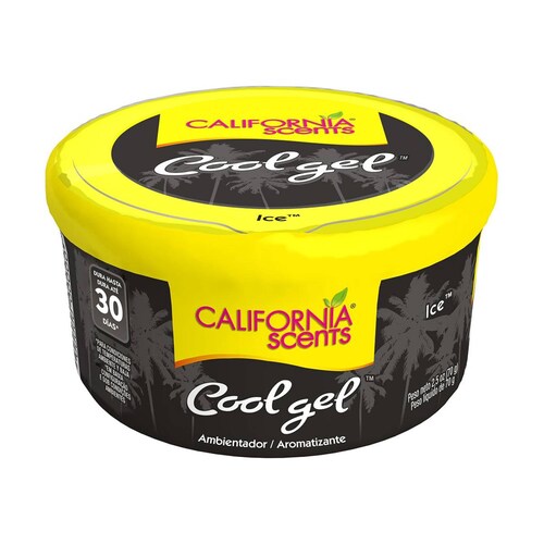 Aromatizante En Gel California Scents 2.5oz Aroma Ice Lata 