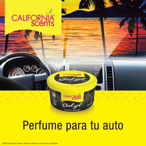 Aromatizante En Gel California Scents 2.5oz Aroma Ice Lata 