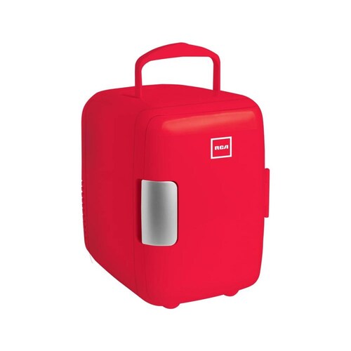 Mini Refrigerador Rca Rc-4r Calienta Enfria Comida Medicina 