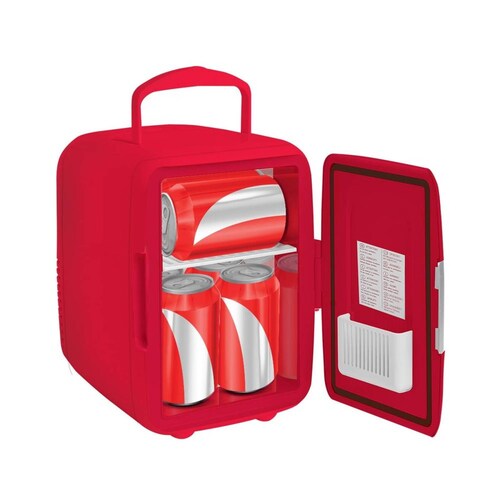 Mini Refrigerador Rca Rc-4r Calienta Enfria Comida Medicina 