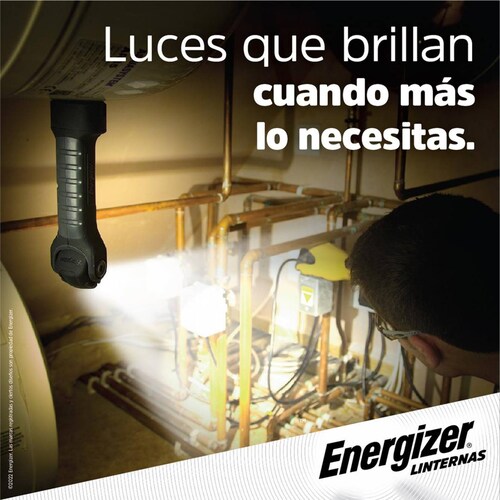 LINTERNA ENERGIZER DE USO RUDO HCSW21E 300 LUM 3 EN 1 