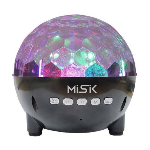 Bocina Inalambrica Misik Ms221 Bola Disco Bluetooth Tws Led 