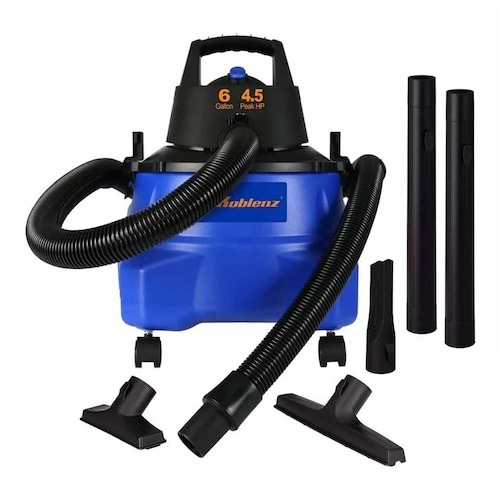 ASPIRADORA KOBLENZ WD-6 SECO Y MOJADO CAP 6 GAL 4.5HP 