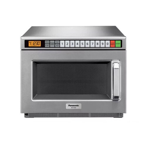 MICROONDAS INDUSTRIAL PANASONIC NE-17521 6'' 18L ACERO INOX 
