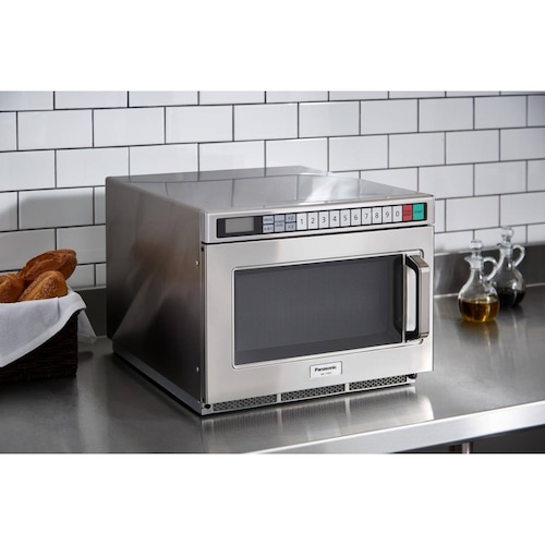 MICROONDAS INDUSTRIAL PANASONIC NE-17521 6'' 18L ACERO INOX 