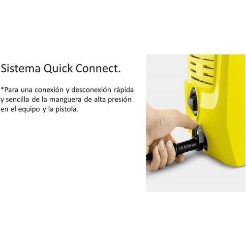 HIDROLAVADORA DE ALTA PRESION KARCHER K2 MX 1600PSI 1.2KW AMARILLO 