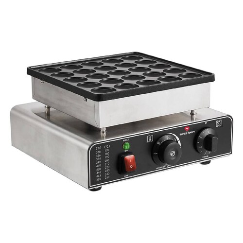 MAQUINA MINI HOTCAKE SWISS NAVY SNMWAF ELECTRICA PARA 25 PZS 