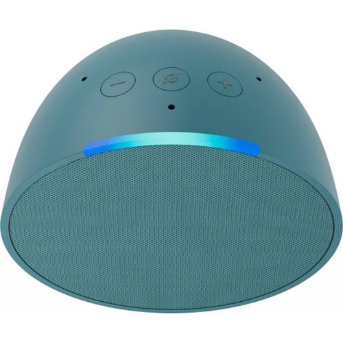 Echo Pop Con Asistente Virtual Alexa Color Verde Azul