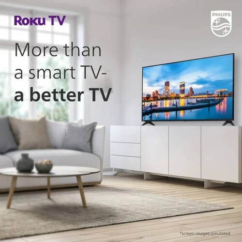 Smart Tv 40pul Philips Pantalla Led Fhd Roku Tv 40PFL6533 F7 REACONDICIONADO TIPO A
