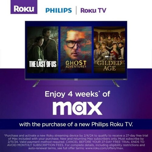 Smart Tv 40pul Philips Pantalla Led Fhd Roku Tv 40PFL6533 F7 REACONDICIONADO TIPO A