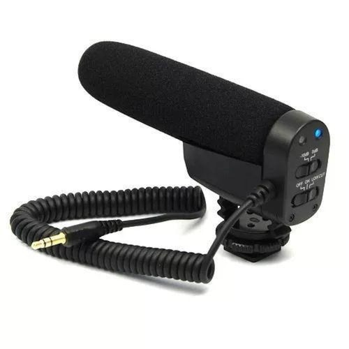 Microfono Shotgun Para Video Pixel Voical Mc-550 Stereo 
