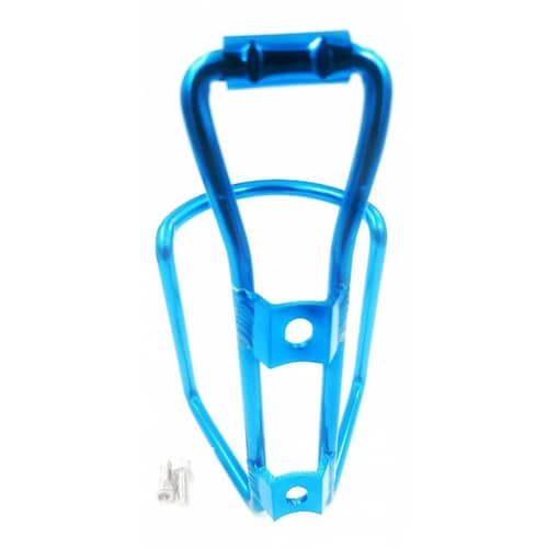 Porta Botella De Agua De Aluminio Color Azul Para Bicicleta 