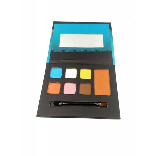 Kit De Maquillaje Bissu 6 Sombras Y Un Rubor Yucatan 