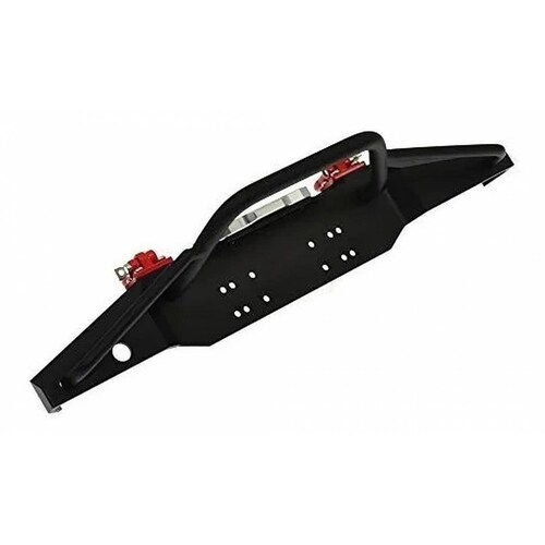 1/10 Front Bumper Bull Bar Con Faros Led Winch Mount Juguete 