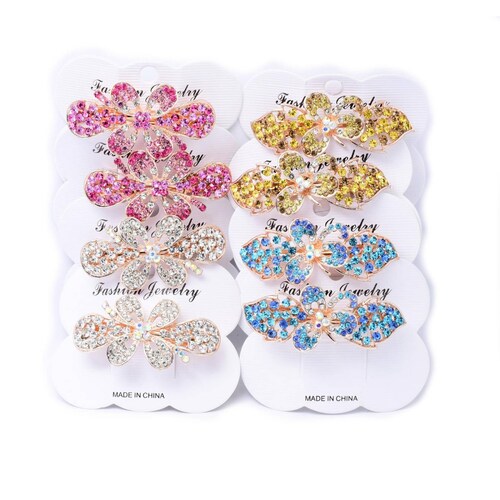 Kit de 8 broches frances para cabello diferentes colores 3 