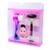 Kit dual de rodillo de Jade con masajeador facial azul con rosa 