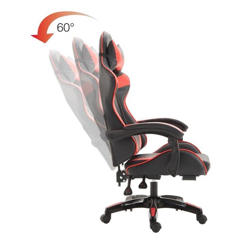 Silla Gamer Escritorio Ergonómica Reclinable Rojo