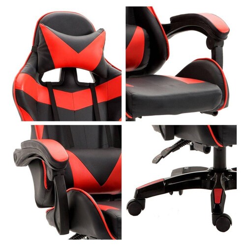 Silla Gamer Escritorio Ergonómica Reclinable Rojo