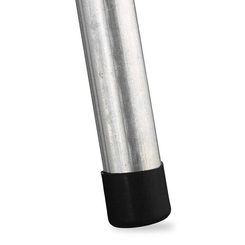 Escalera Antideslizante Con Peldaños Metalico Para Trampolin Gris