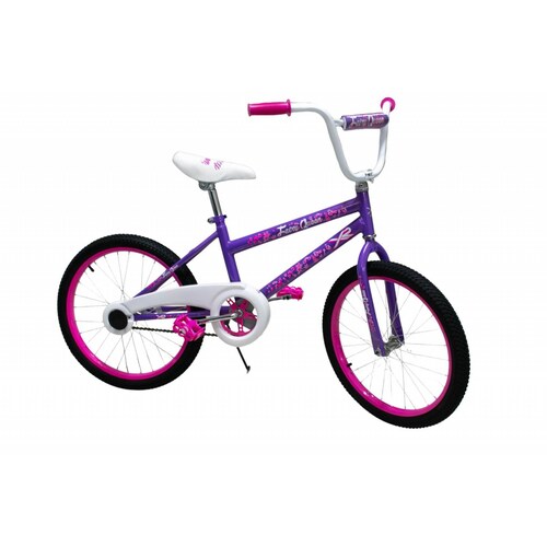 Bicicleta R20 Infantil Resistente Xrush Para Niñas Violeta g