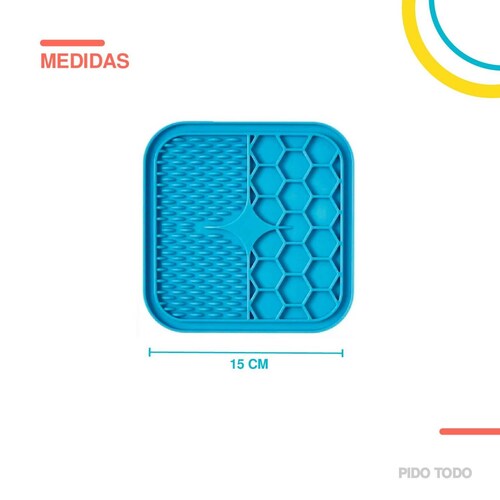tapete de silicon para lamer para perro set 3 pzs 
