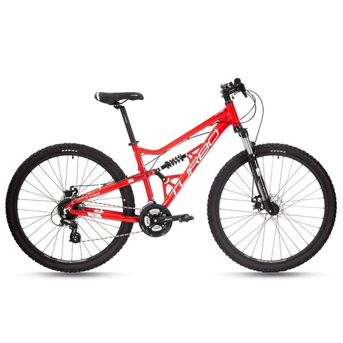 Bicicleta Montaña R29 21V Aluminio Shimano Doble Suspensión-Rojo