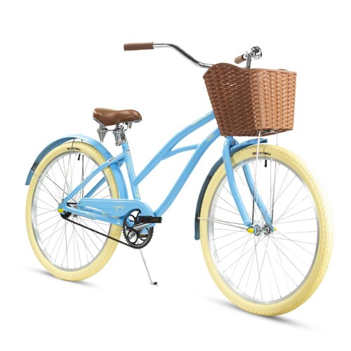 Bicicleta R 26 Urbana para Mujer Malibu Retro Vintage 1 Velocidad Aluminio Aqua Turbo 