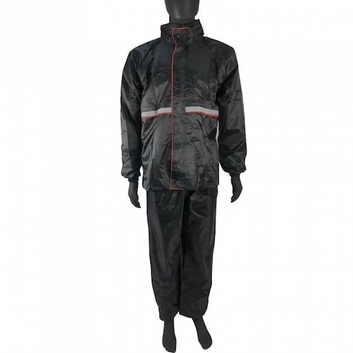Impermeable Roda para Motociclista Set Completo 2 piezas Talla XL Negro 