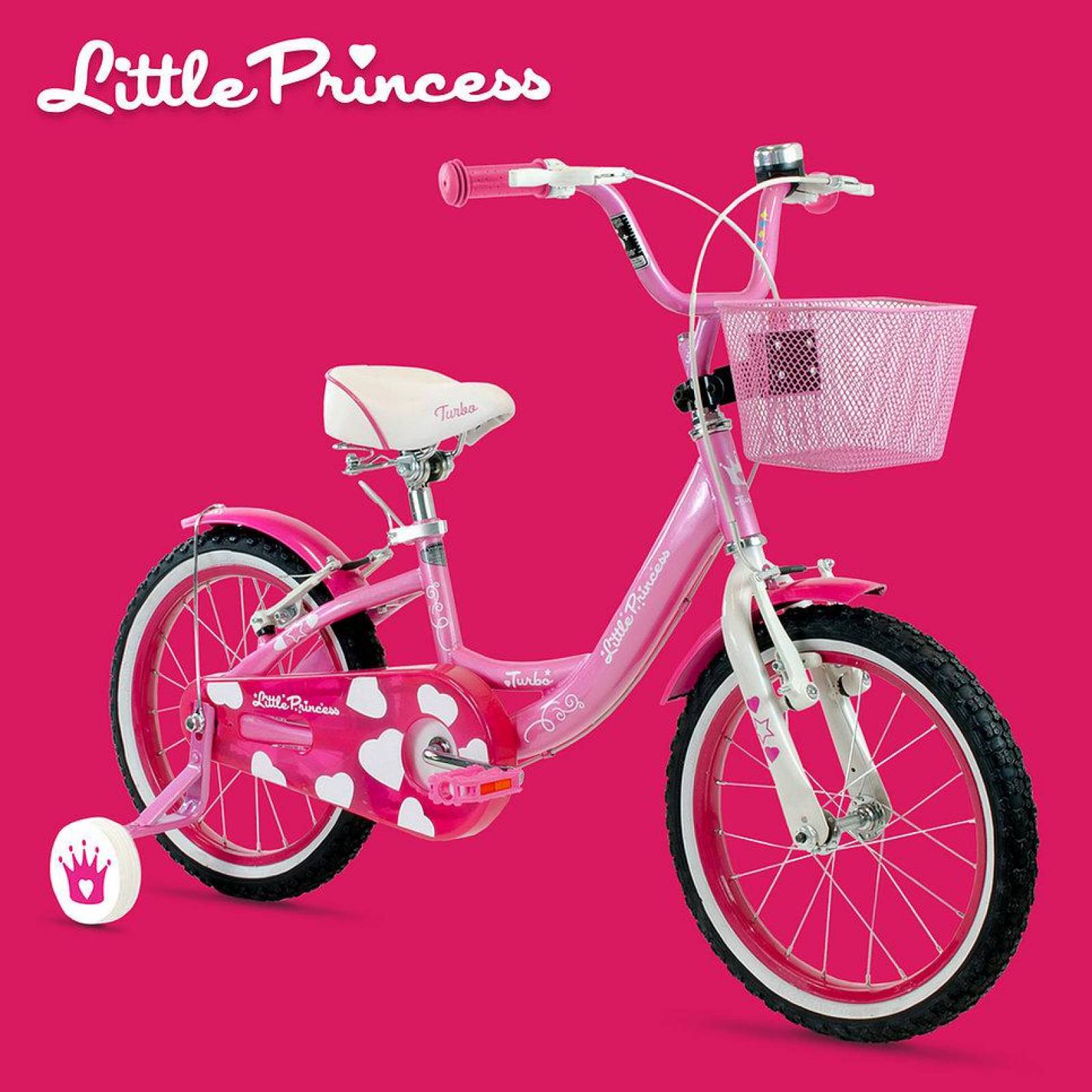 Bicicleta little princess outlet turbo r16 rosa