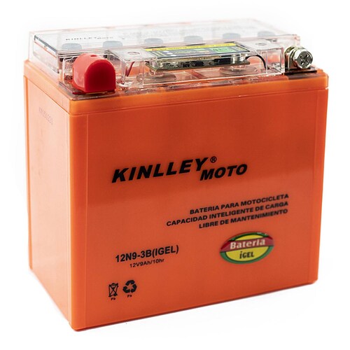 Bateria de Gel para Moto Motocicleta 12N9-3B I-Gel Kinlley 