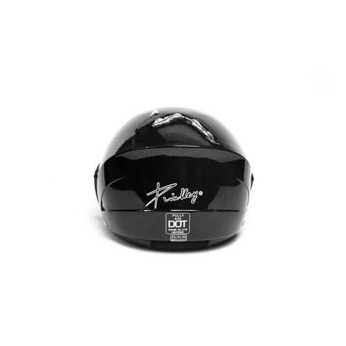 Casco para Moto Abierto Jet Estilo 3/4 Talla L Negro Certificado Kinlley 