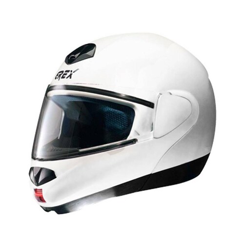 Casco para Moto Abatible RF1 Italy Dual Confort Blanco Talla L Certificado Grex 