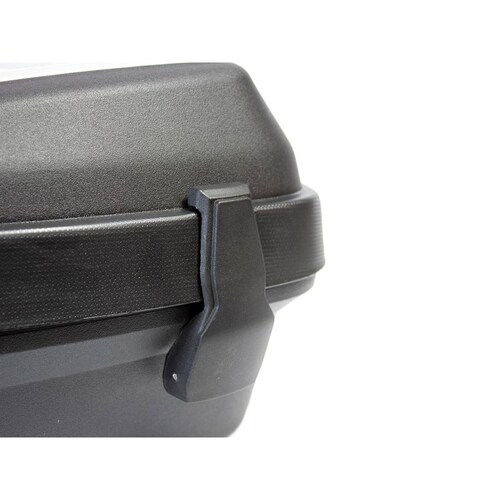 Alforjas Kinlley para moto rigidas laterales negro plateado 20 litros 2 piezas 
