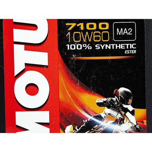 Aceite Motul de Motor para Moto 4 Tiempos 7100 10w60 Sintetico 1 Litro 