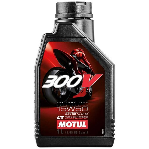 Aceite Motul de Motor para Moto 4 Tiempos 300V 15w50 Off Road Sintetico 
