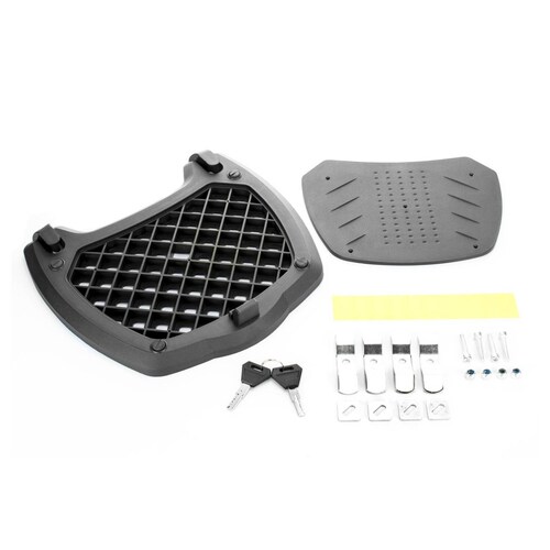 Caja para moto Kinlley maletero cajuela top case 47 litros para 2 cascos 