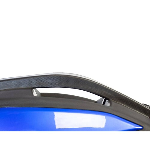 Alforjas Kinlley para moto rigidas laterales azul negro 20 litros 2 piezas 